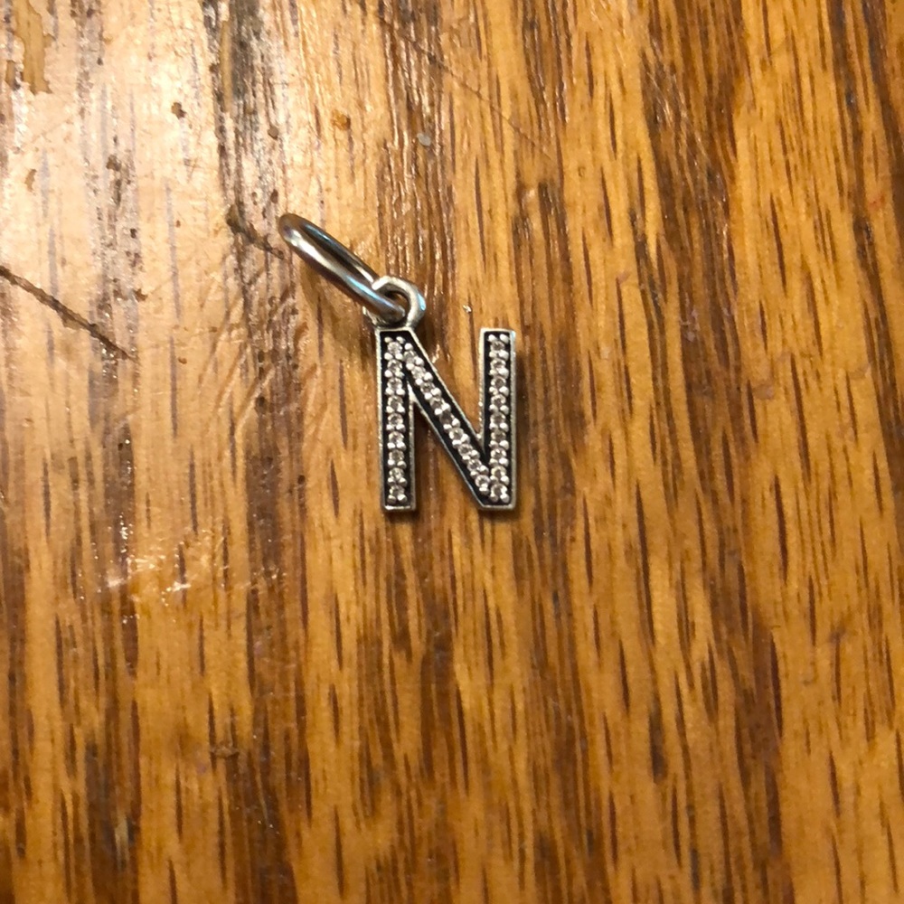 Pandora “N” Charm
